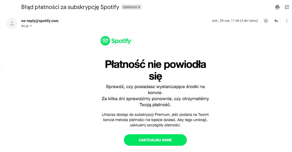 spotify drip e-mail marketing